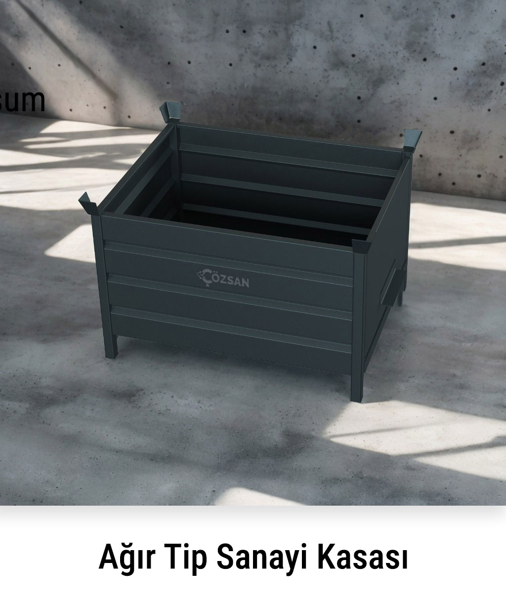 Industrial Metal Transport Containers - Steel Storage Boxes