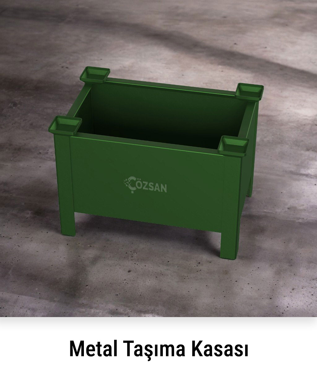 Industrial Metal Transport Containers - Steel Storage Boxes