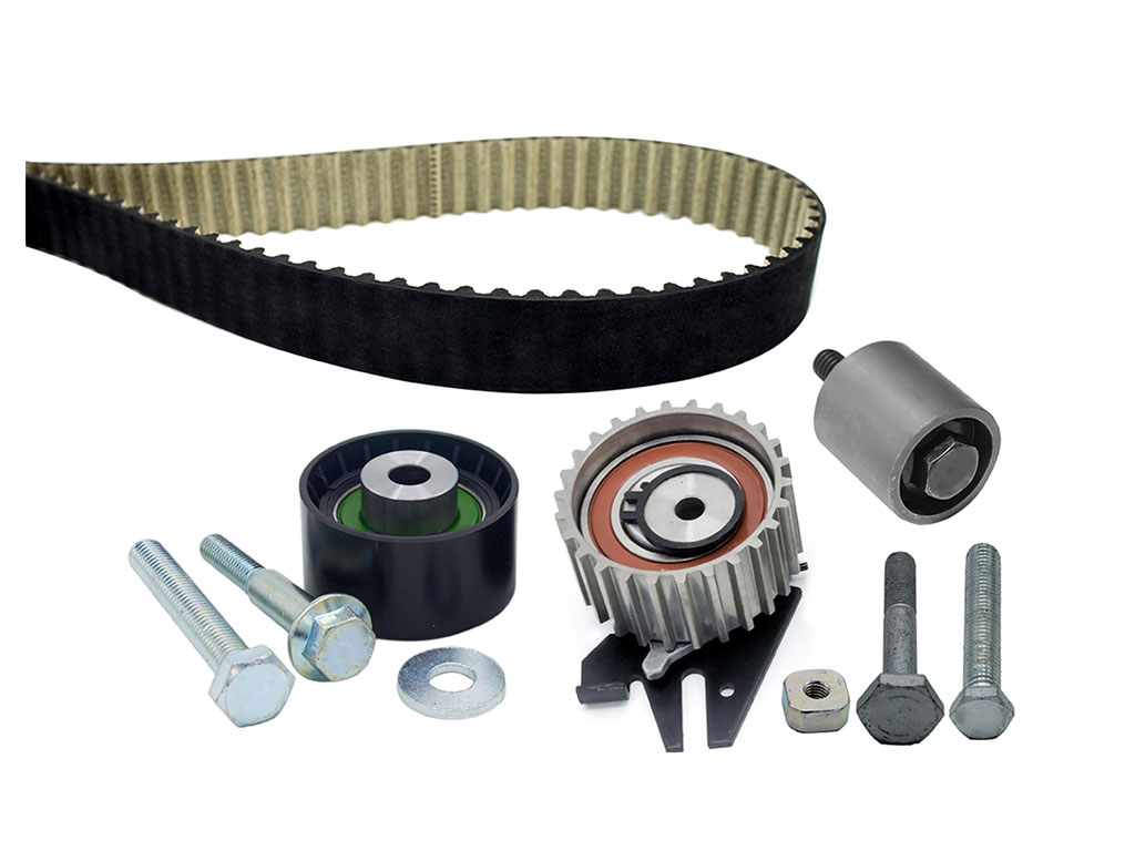 Zahnriemen-Kits mit Spannern und Motorenteilen